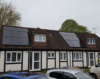 2x 2.4kW solar systems in Haywards Heath, West Sussex